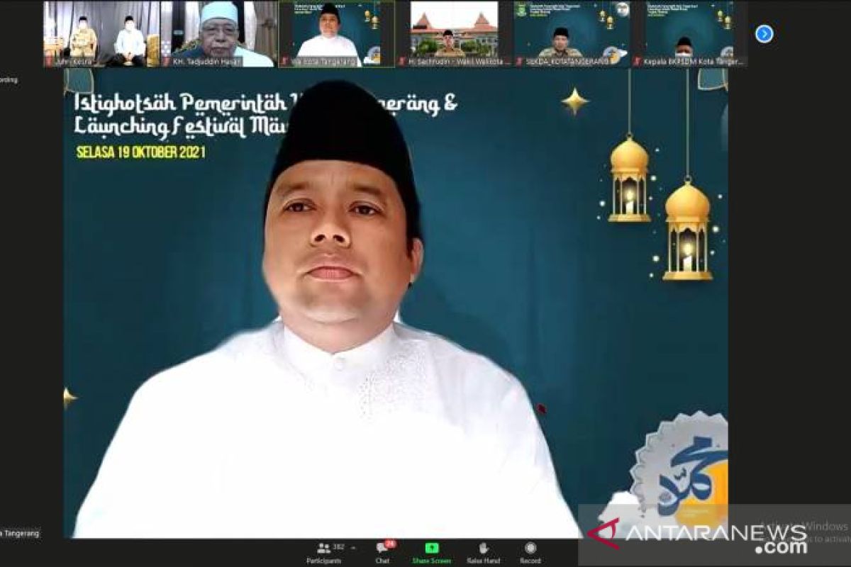 BKPRMI bersama FSPP Tangerang gelar festival maulid virtual