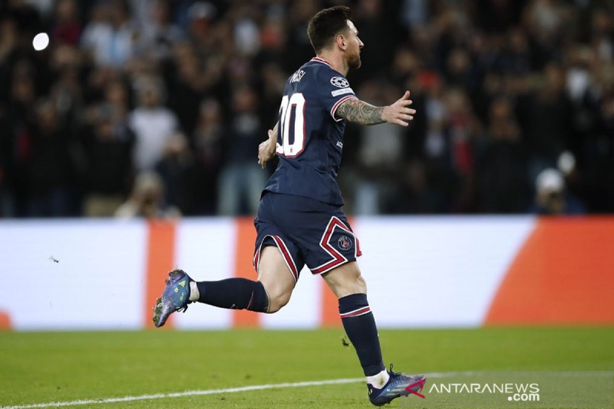 Liga Champions - Dwigol Messi antar PSG bangkit tundukkan Leipzig 3-2