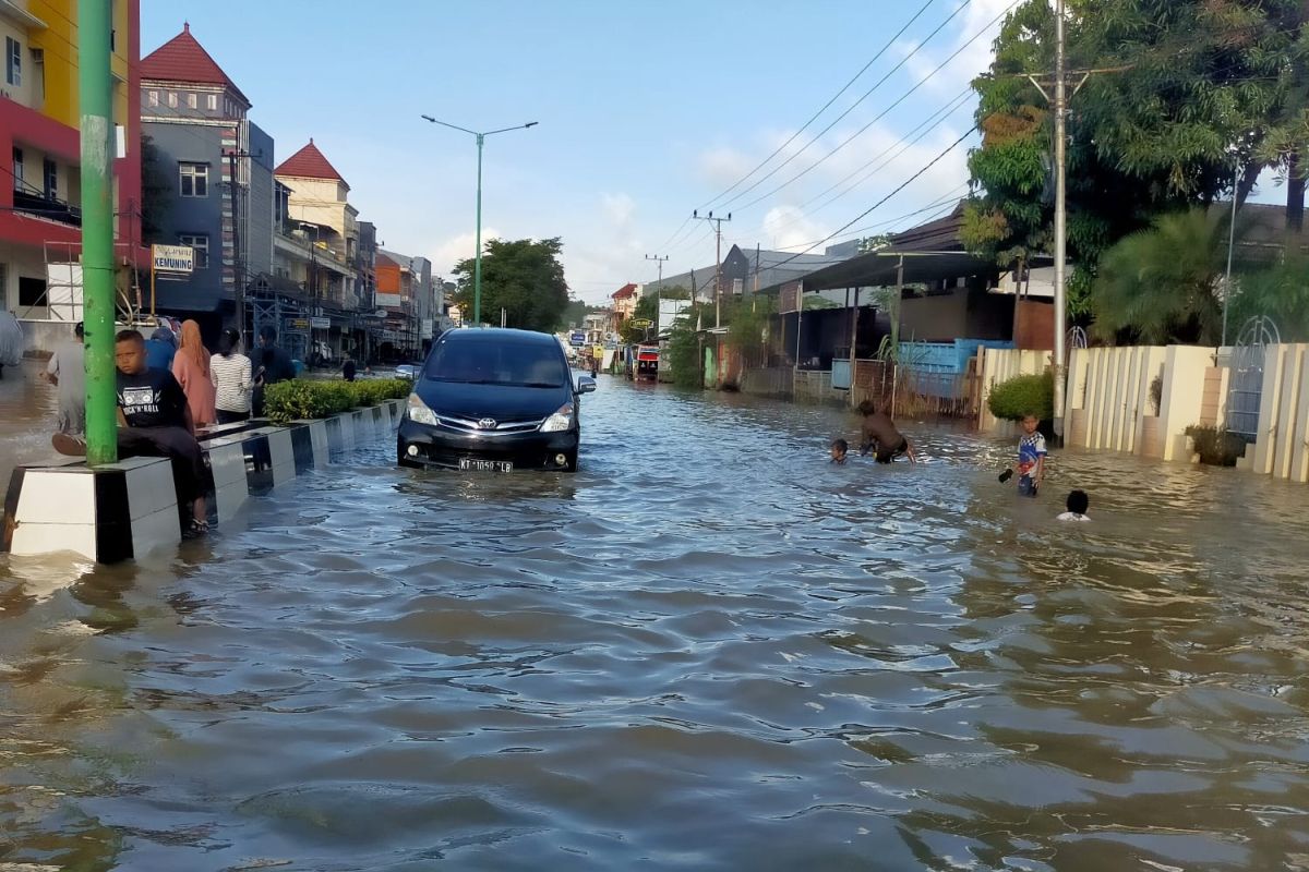 Sejumlah kawasan di Samarinda masih terendam banjir