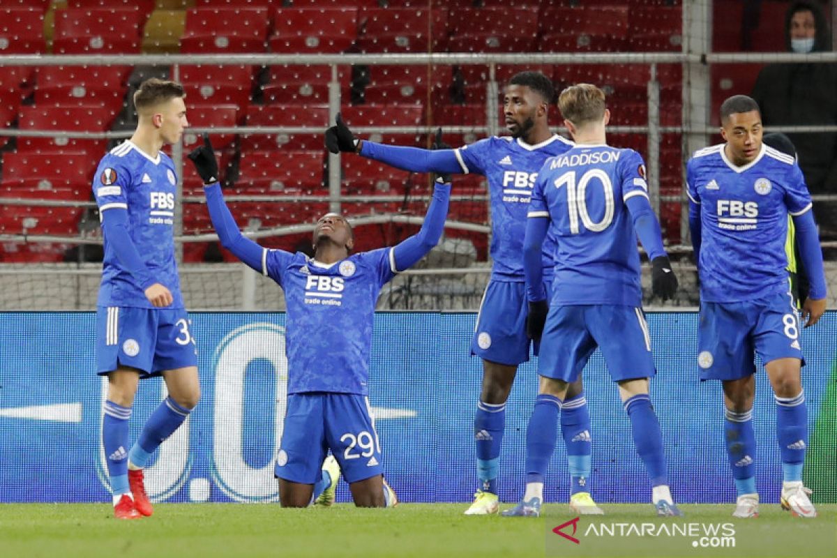Liga Europa: Patson Daka borong empat gol saat Leicester bekuk Spartak Moskow 4-3