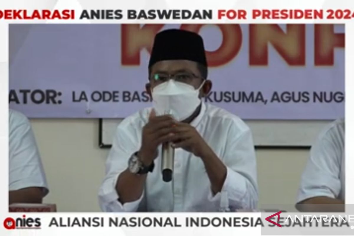 Relawan deklarasikan Anies Baswedan sebagai Calon Presiden 2024-2029