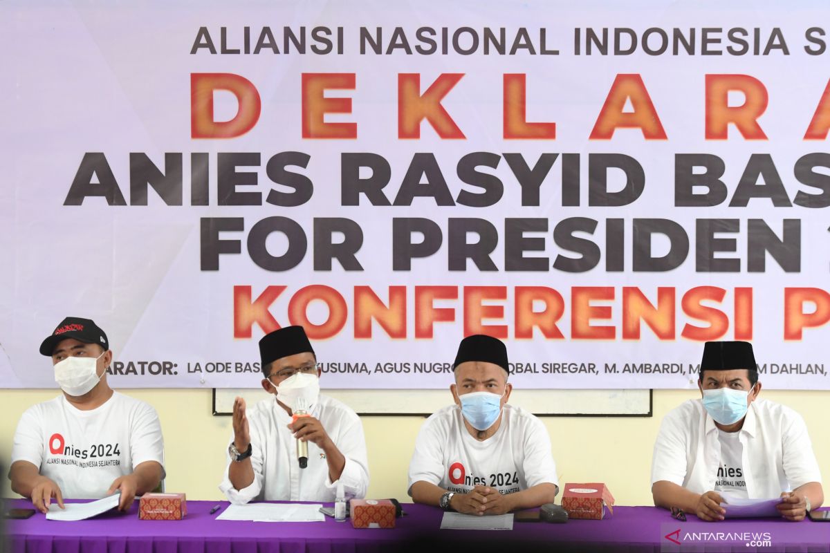 Relawan deklarasikan Anies sebagai Calon Presiden 2024-2029