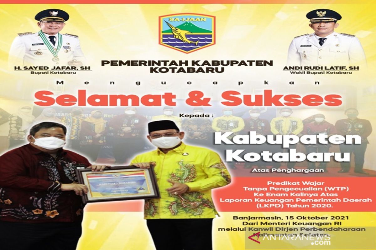 Bupati Kotabaru Tandatangani kesepakatan dengan Dirjen Perbendaharaan.