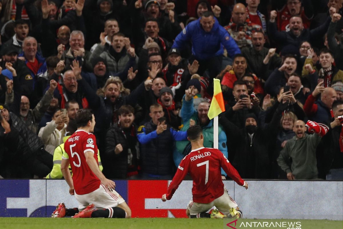 Gol Cristiano Ronaldo bantu Manchester United  taklukkan Atalanta 3-2