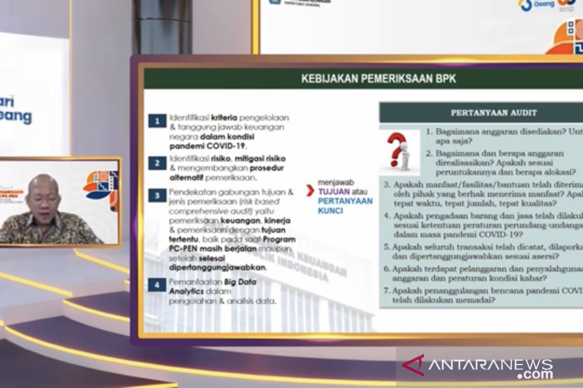 BPK berkomitmen jaga transparansi dan akuntabilitas program PEN