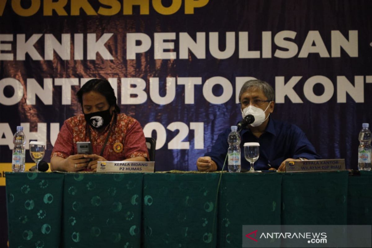 Gandeng ANTARA, Kanwil DJP Riau gelar workshop penulisan