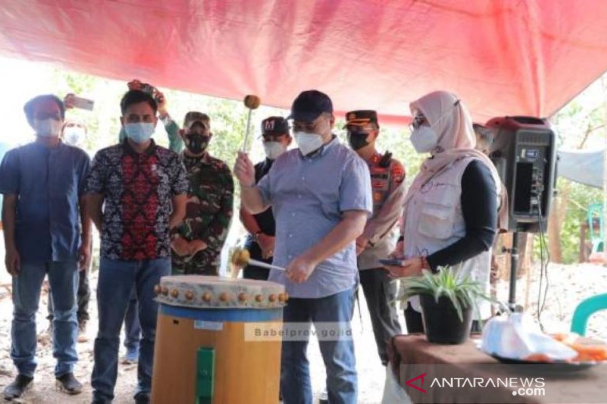 Gubernur Babel Resmikan Kampung Lebah Madu Teran