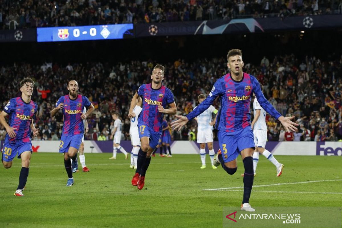 Barcelona raih kemenangan pertama di Liga Champions setelah tekuk Kiev 1-0