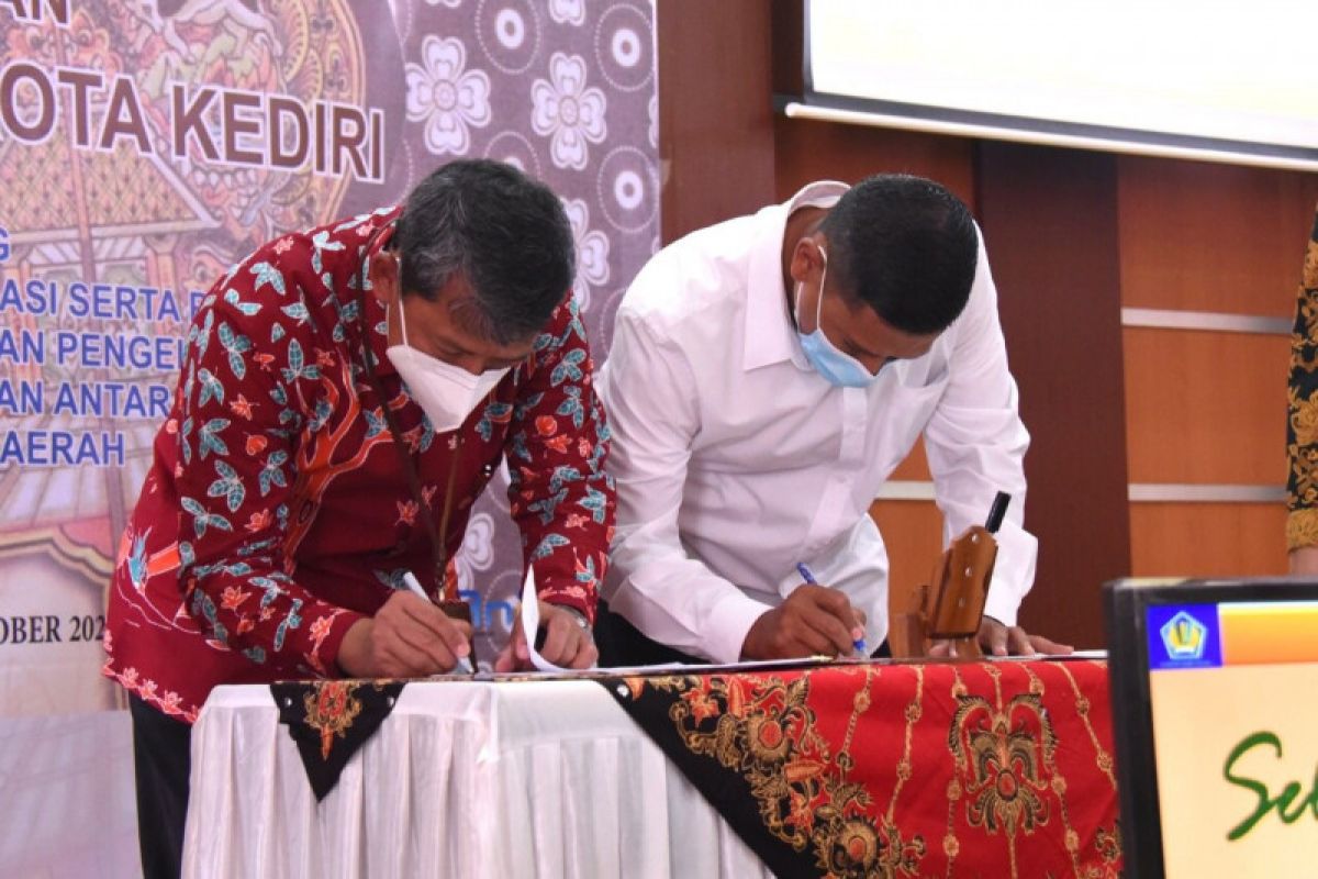 Pemkot Kediri dan Ditjen Perbendaharaan kerja sama pemanfaatan data