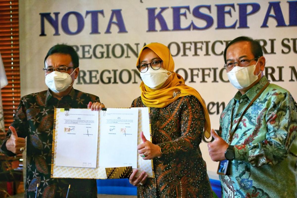 BRI Regional Office Surabaya gandeng BPN Kanwil Jatim dorong pemulihan ekonomi