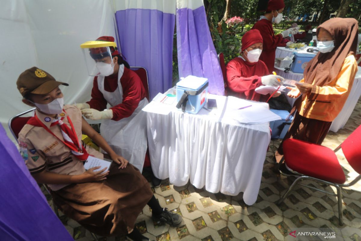 Penerima dua dosis vaksin COVID-19 di Indonesia capai 67,17 juta orang