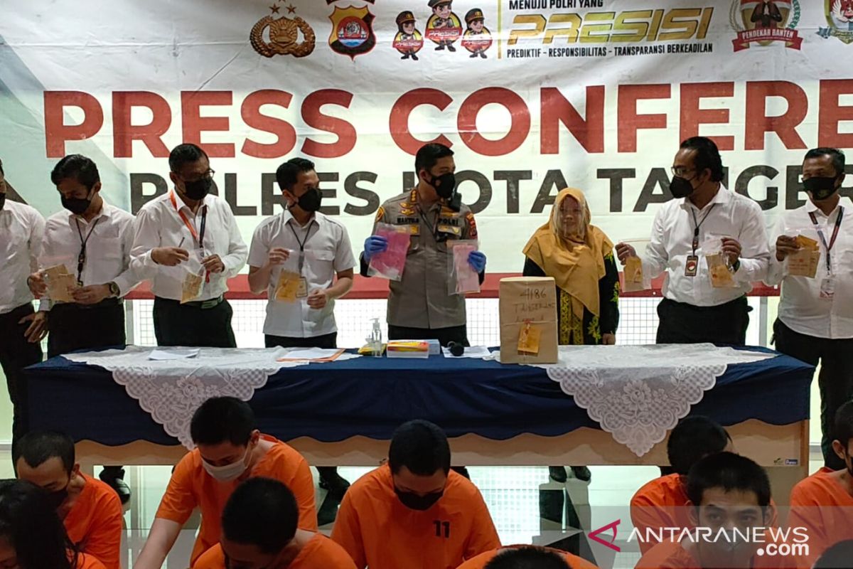 Polresta Tangerang amankan 34 tersangka pengedar dan pengguna narkoba