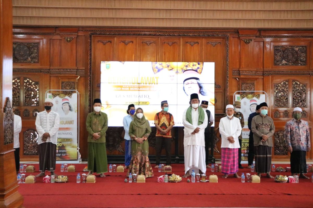 Peringati Maulid Nabi,  mushala Kota Mojokerto serentak kumandangkan shalawat