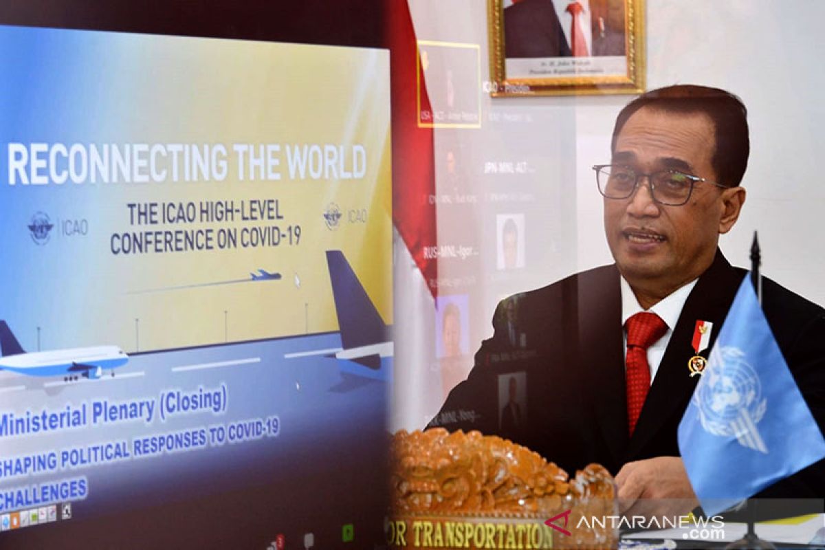 Menhub: Gagasan Indonesia pulihkan penerbangan sipil global diterima