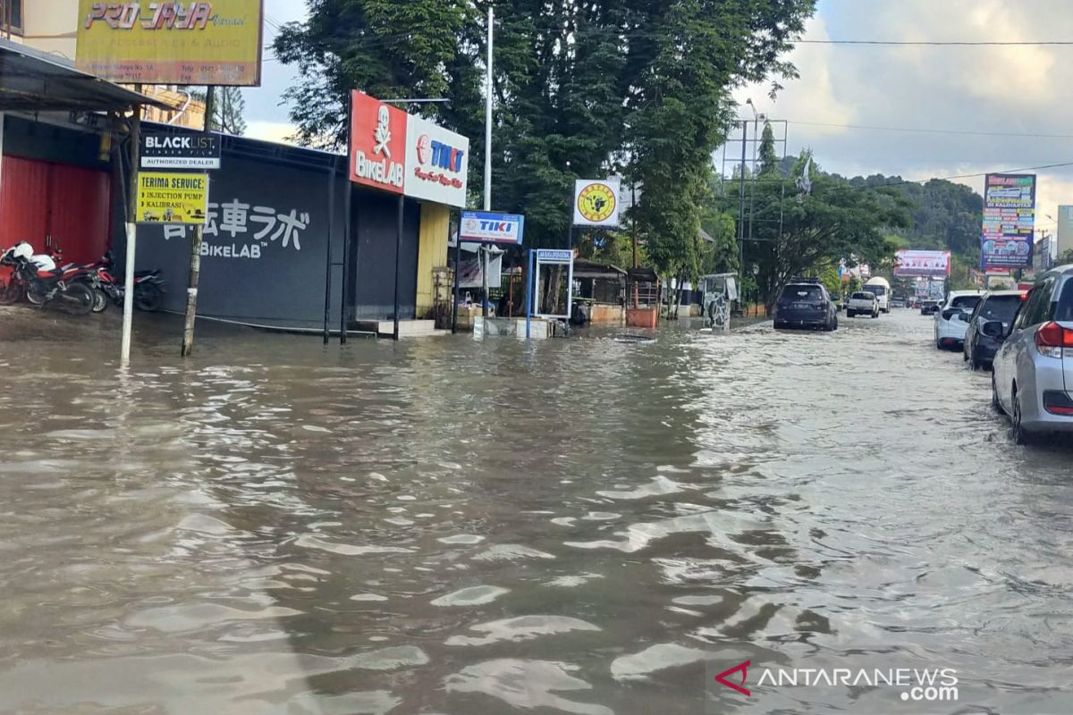 Banjir di Samarinda mulai surut