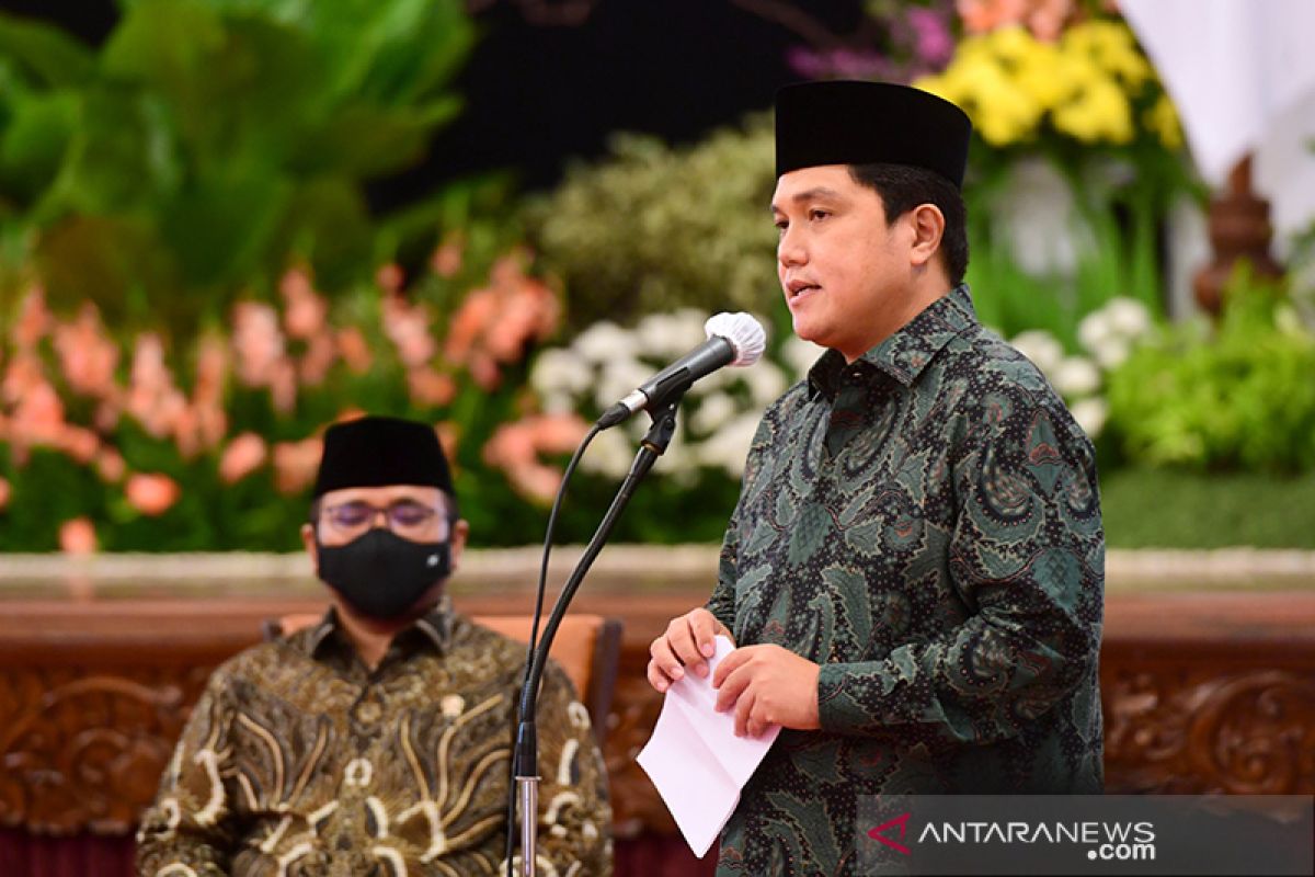 Erick Thohir: Ekonomi syariah di bawah BSI tumbuh lebih tinggi