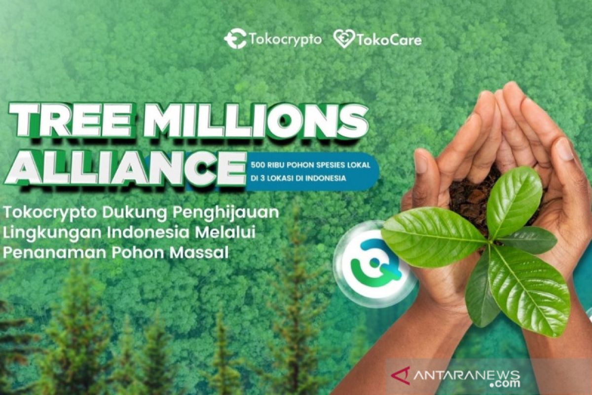 Tokocrypto berkolaborasi dengan Tree Millions Alliance