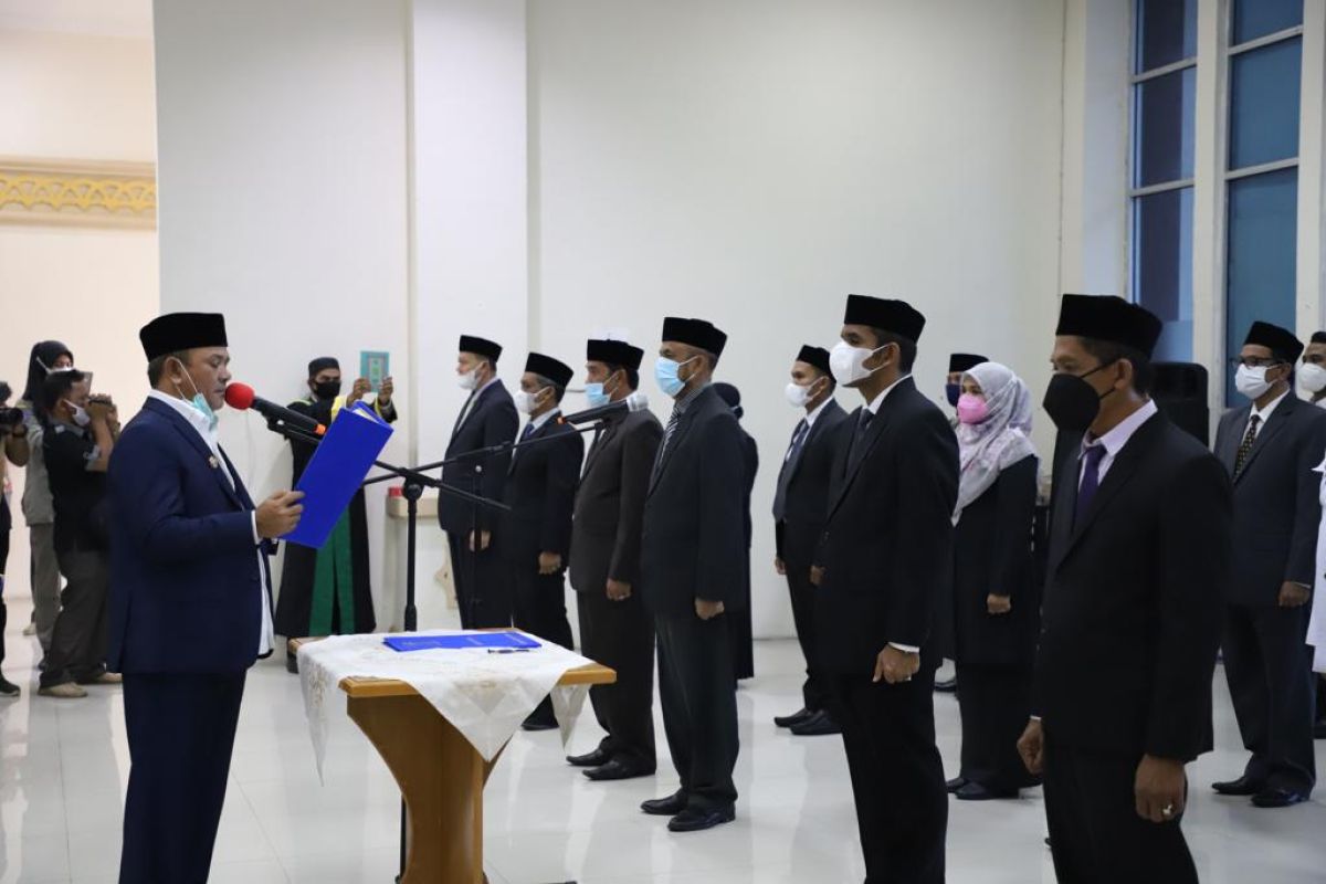 Ini mereka pejabat Aceh Besar yang dilantik Mawardi Ali