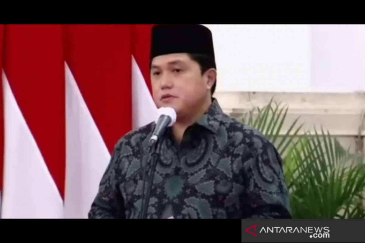 Menteri BUMN Erick Thohir sebut ekonomi syariah di bawah BSI tumbuh lebih tinggi