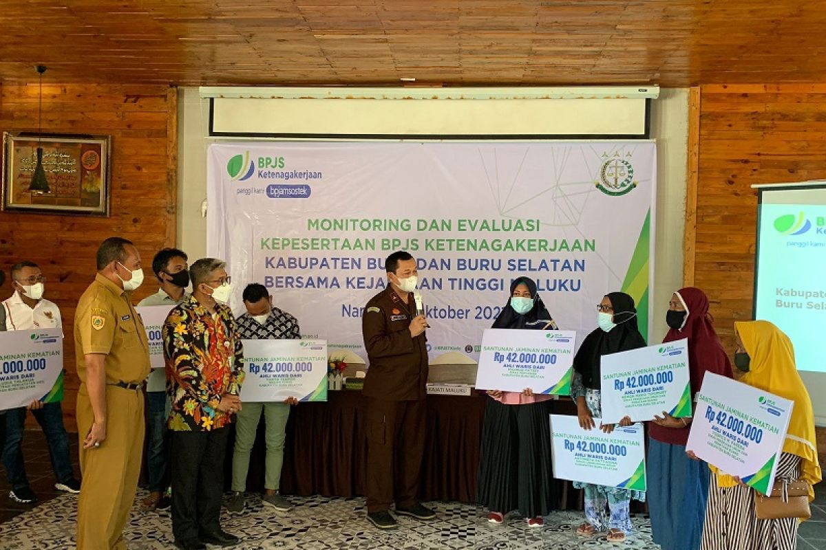 Kajati monitoring MoU Datun BPJS ketenagakerjaan dua kabupaten, dorong tingkat kepatuhan