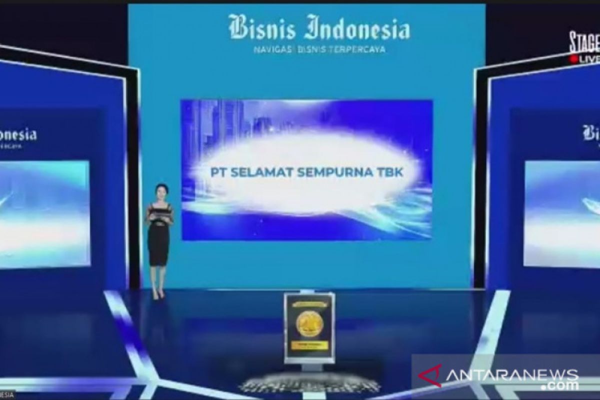 PT Selamat Sempurna Tbk raih penghargaan Bisnis Indonesia Award 2021