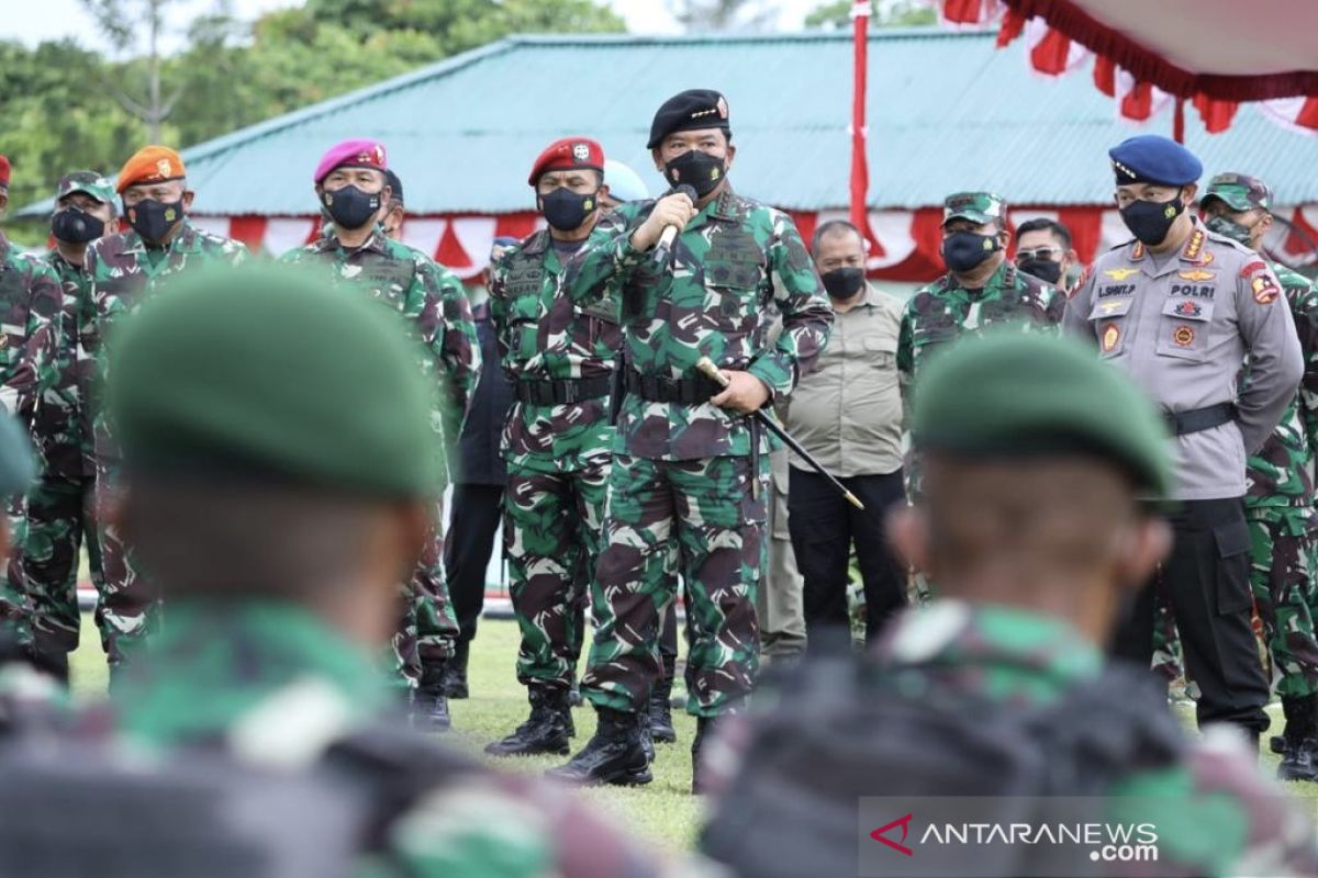 Jelang purnabakti, Panglima TNI beri arahan buat prajurit di Bali
