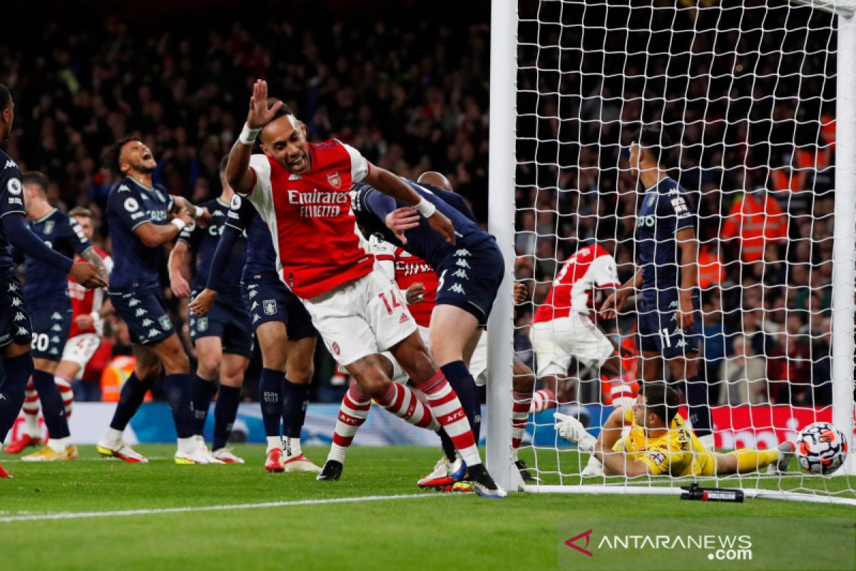 Arsenal sudahi rentetan hasil buruk lawan Aston Villa