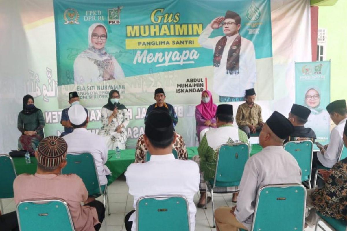 Anggota DPR RI Fraksi PKB Ela Siti Nuryamah peringati Hari Santri di Kabupaten Mesuji