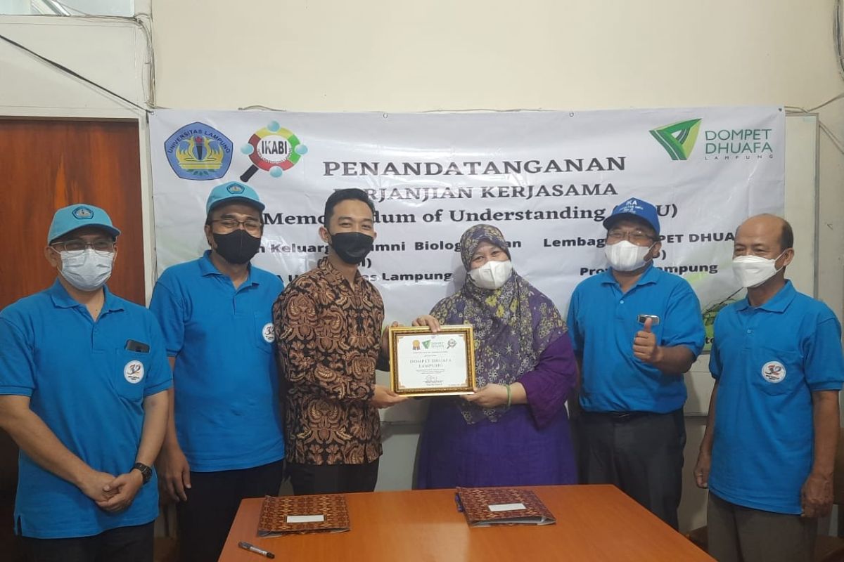 Dompet Dhuafa Lampung dan IKABI FMIPA Unila jalin kolaborasi kebaikan
