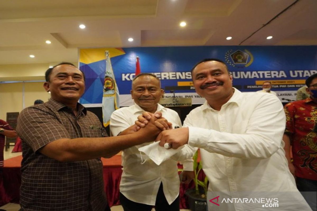 Farianda Putra Sinik terpilih sebagai Ketua PWI Sumut 2021-2026