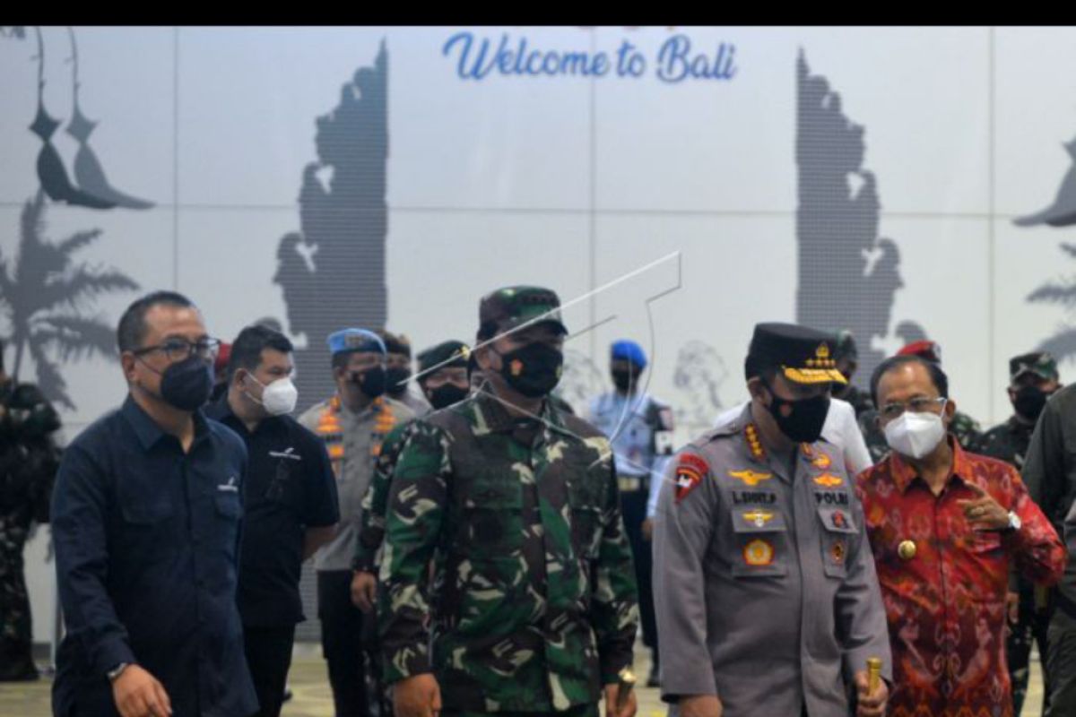 Panglima TNI dan Kapolri tinjau bandara