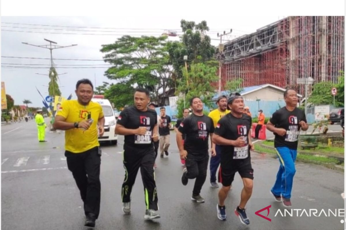 Gubernur Ikut Lari "Kaltara Begimpor" Untuk Jarak Lima Kilometer