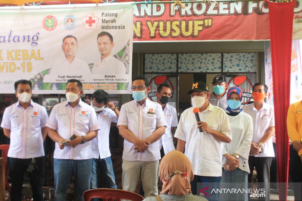 PMI Kubu Raya gelar vaksinasi COVID massal dengan target 7000 dosis