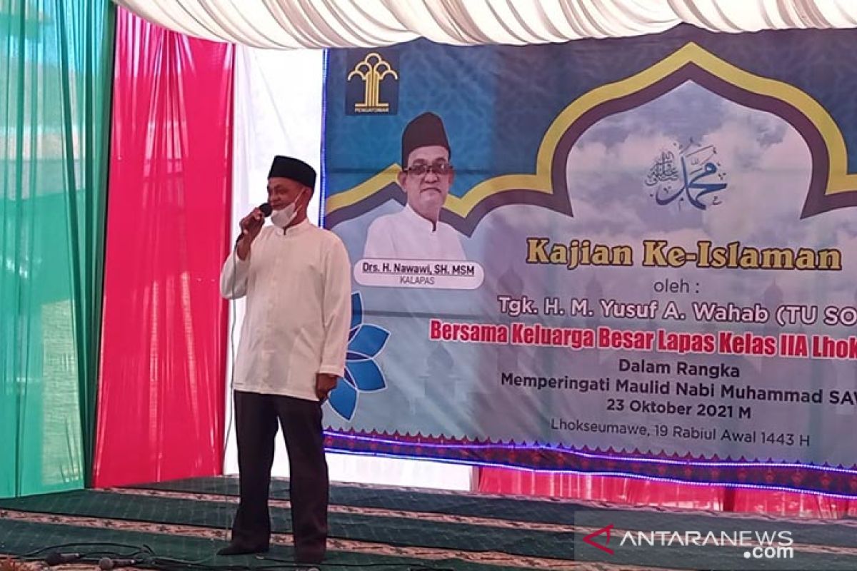 Kalapas Lhokseumawe ajak warga binaan introspeksi diri