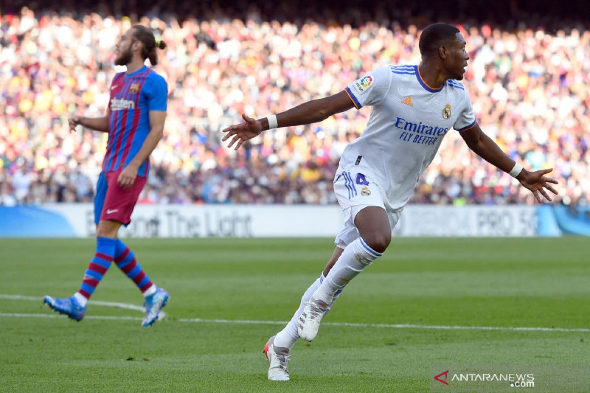 Real Madrid jadi pemenang usai taklukkan Barcelona 2-1 di Camp Nou