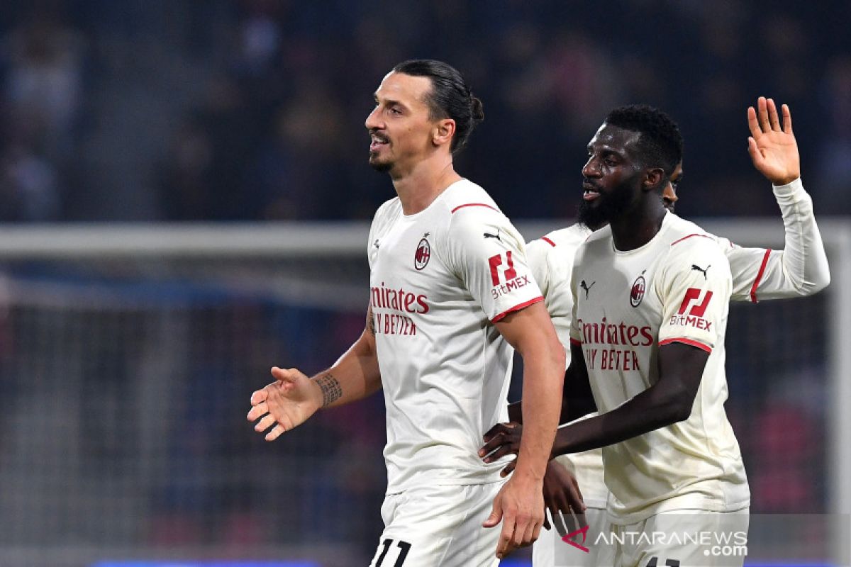 Milan susah payah menundukkan sembilan pemain Bologna