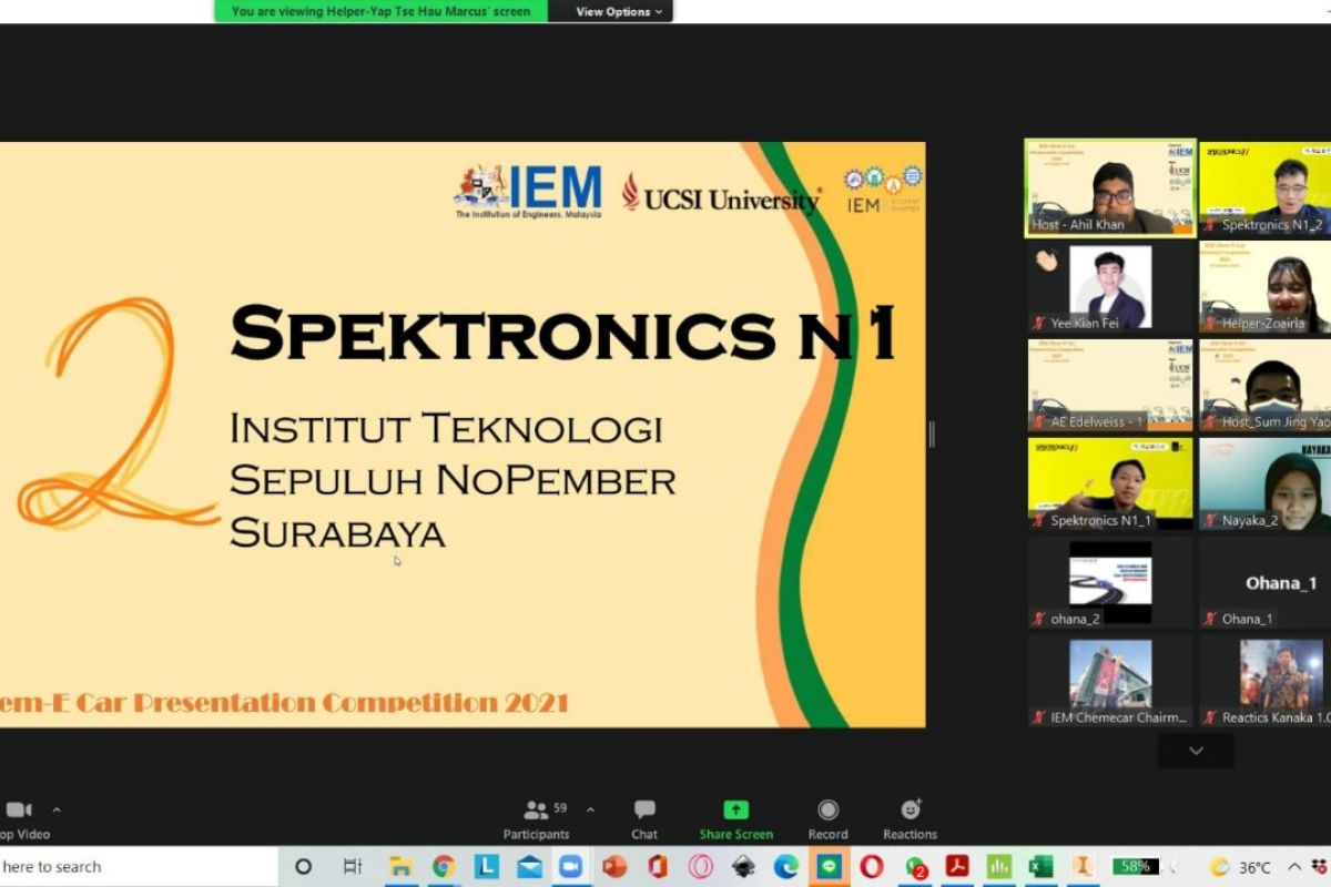 Tim Spektronics ITS sabet juara di Malaysia