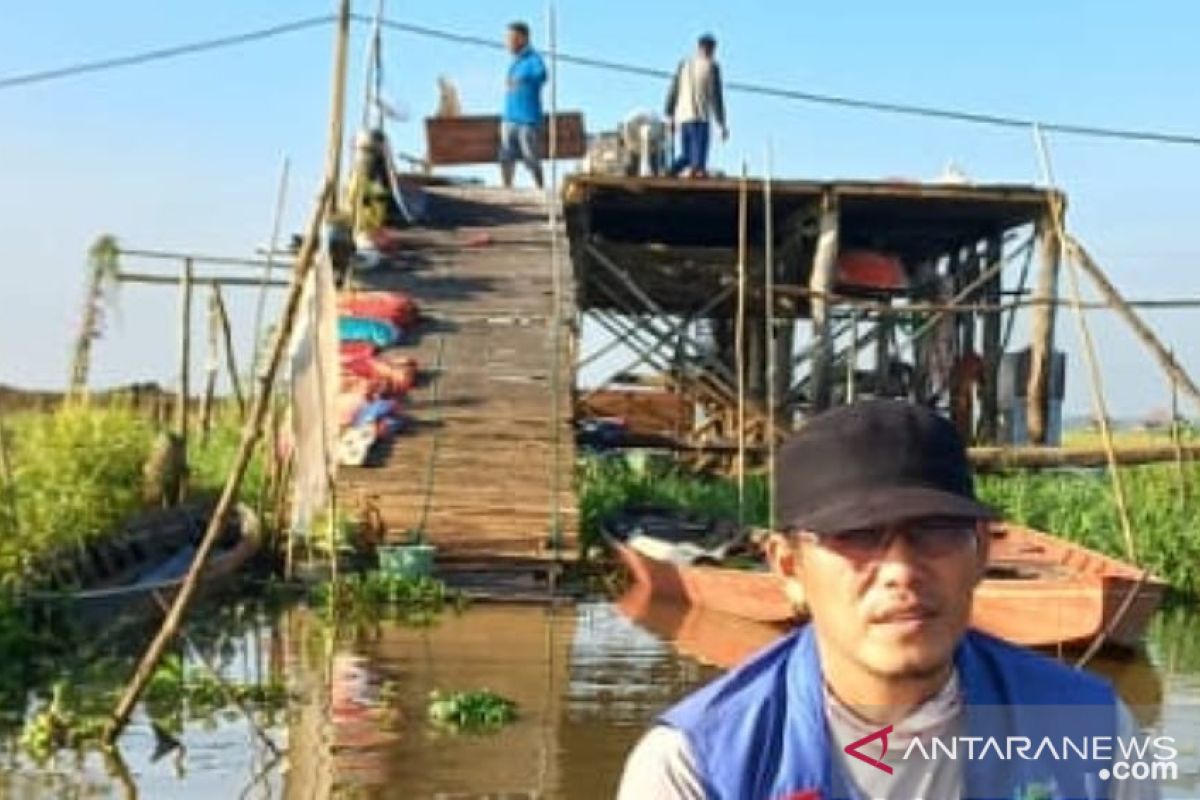 Puting beliung terjang lima desa di Ogan Ilir