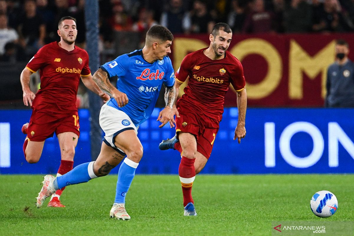 Laga AS Roma versus Napoli berakhir imbang tanpa gol