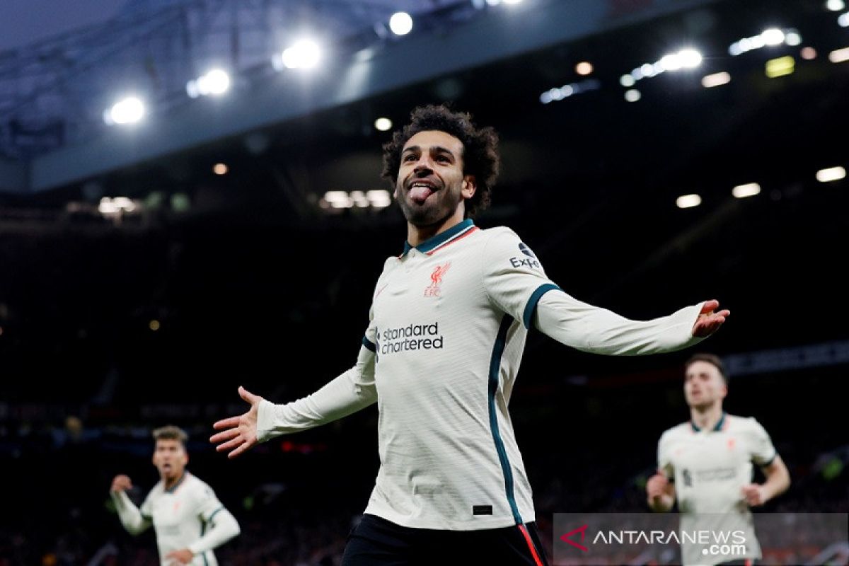Mohamed Salah trigol, Liverpool gulung MU 5-0