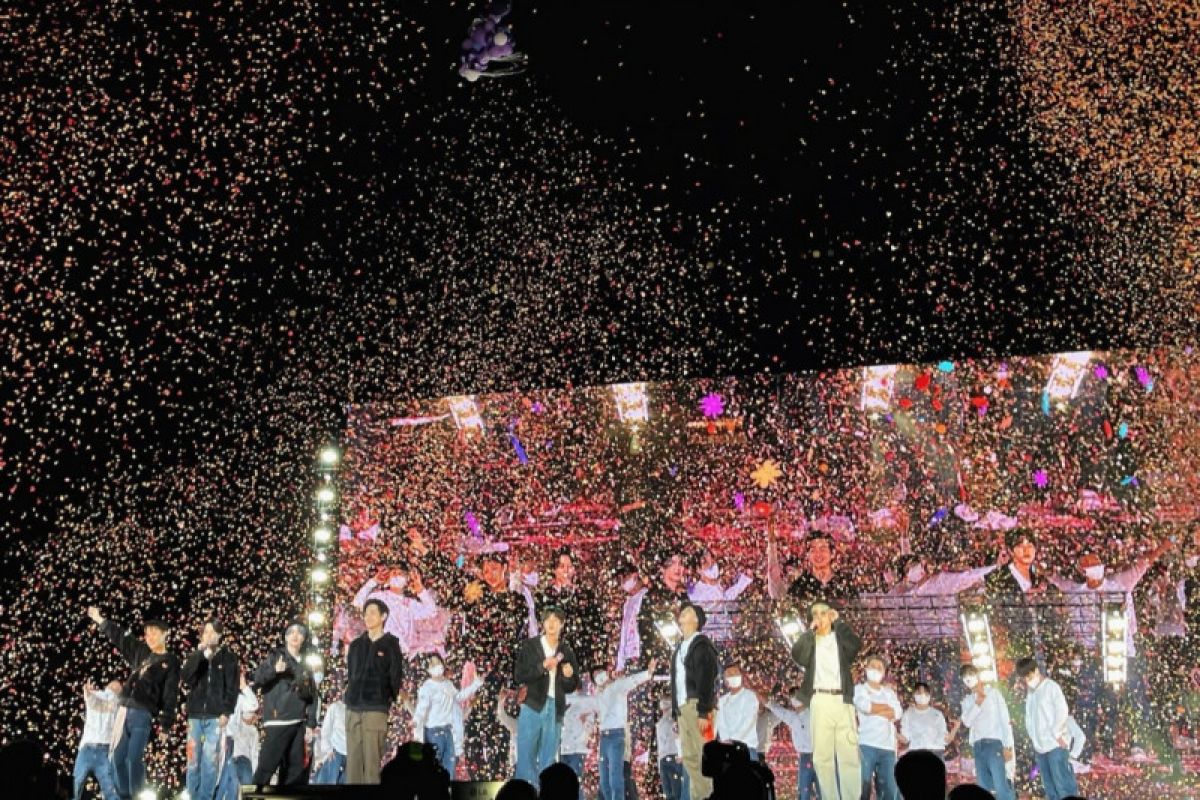 Pesan harapan BTS lewat konser "BTS Permission To Dance On Stage"