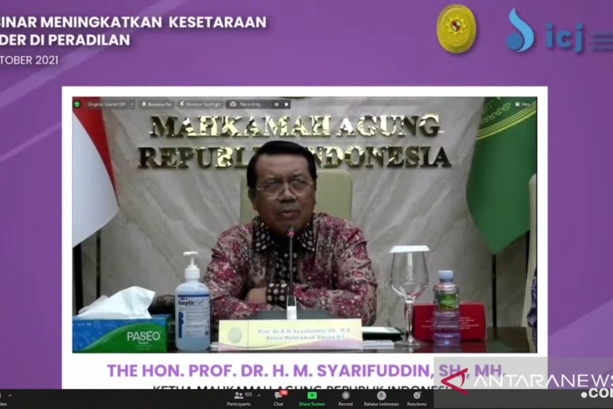 MA terus perhatikan representasi keterwakilan hakim perempuan