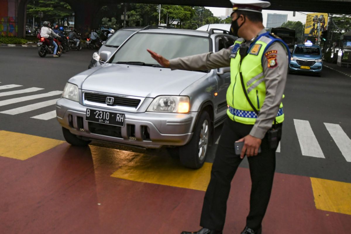 Sanksi ganjil-genap di Jalan Gunung Sahari memanfaatkan ETLE