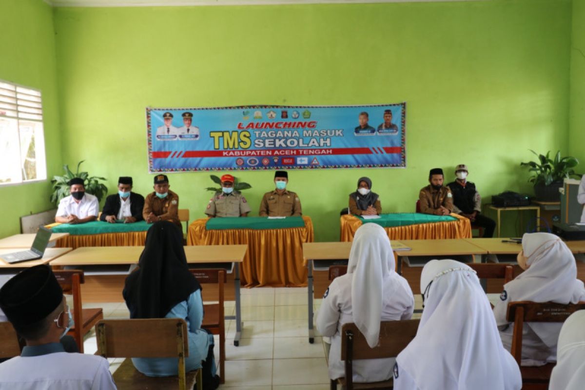 Edukasi dini kesiapsiagaan bencana, Tagana Aceh Tengah sambangi sekolah