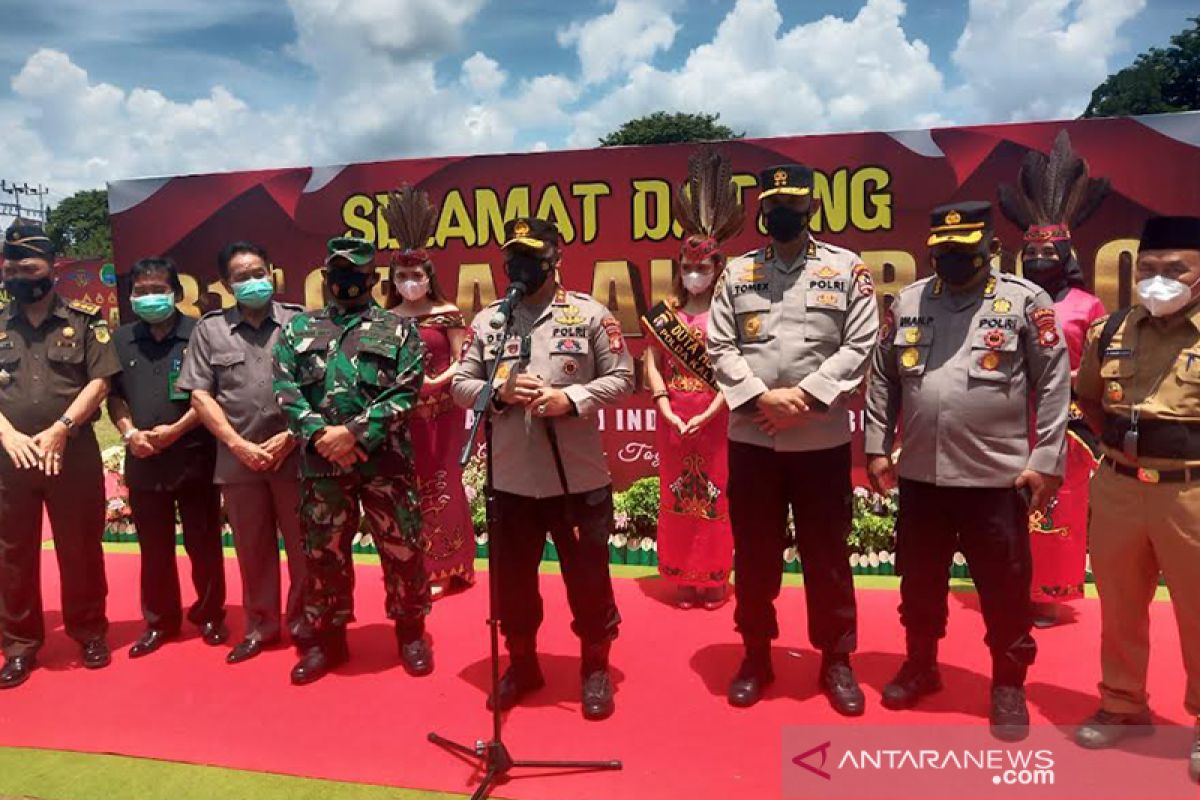 Kapolda: Akhir tahun 2021 vaksinasi di Kalteng harus capai 70 persen