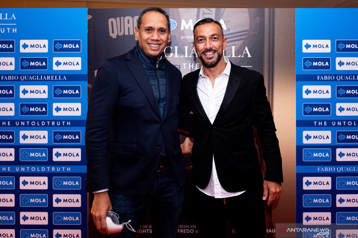 Klub sepak bola Sampdoria meriahkan peluncuran MOLA di Italia