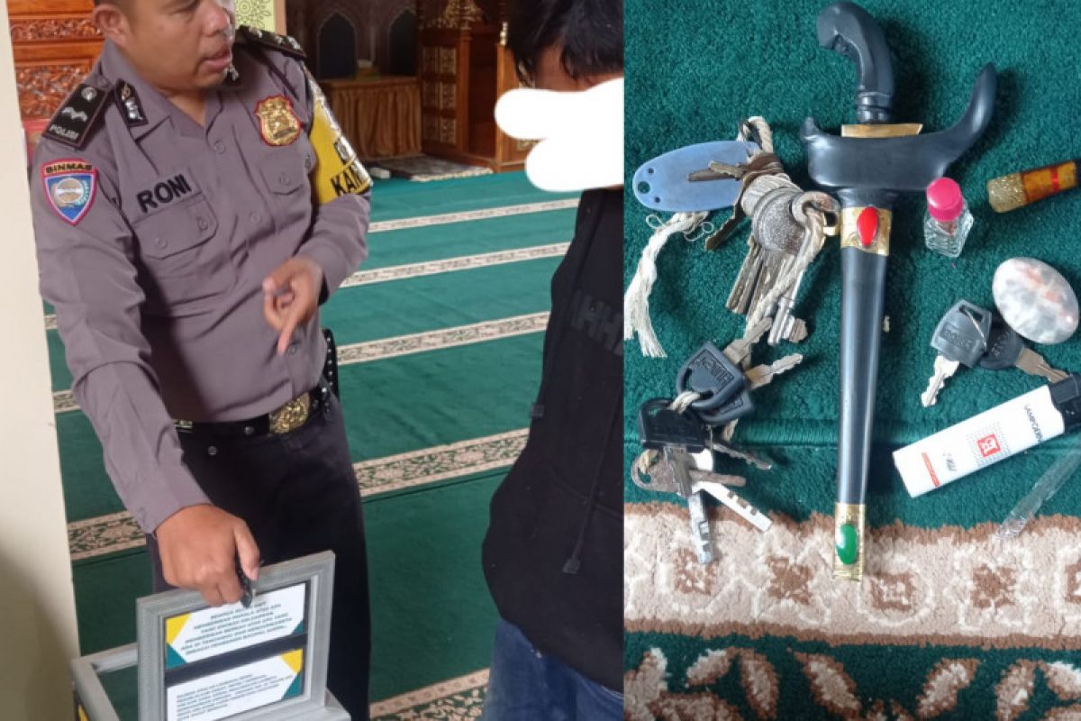 Pengakuan maling kotak amal masjid usai terciduk di Bukittinggi, dilepas setelah bertobat