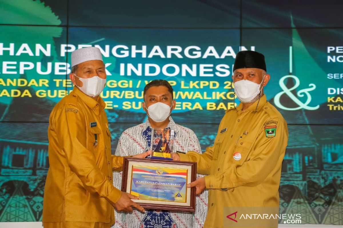 Selamat,... lima kali berturut-turut sejak 2016, Pemkab Pasaman Barat raih penghargaan WTP