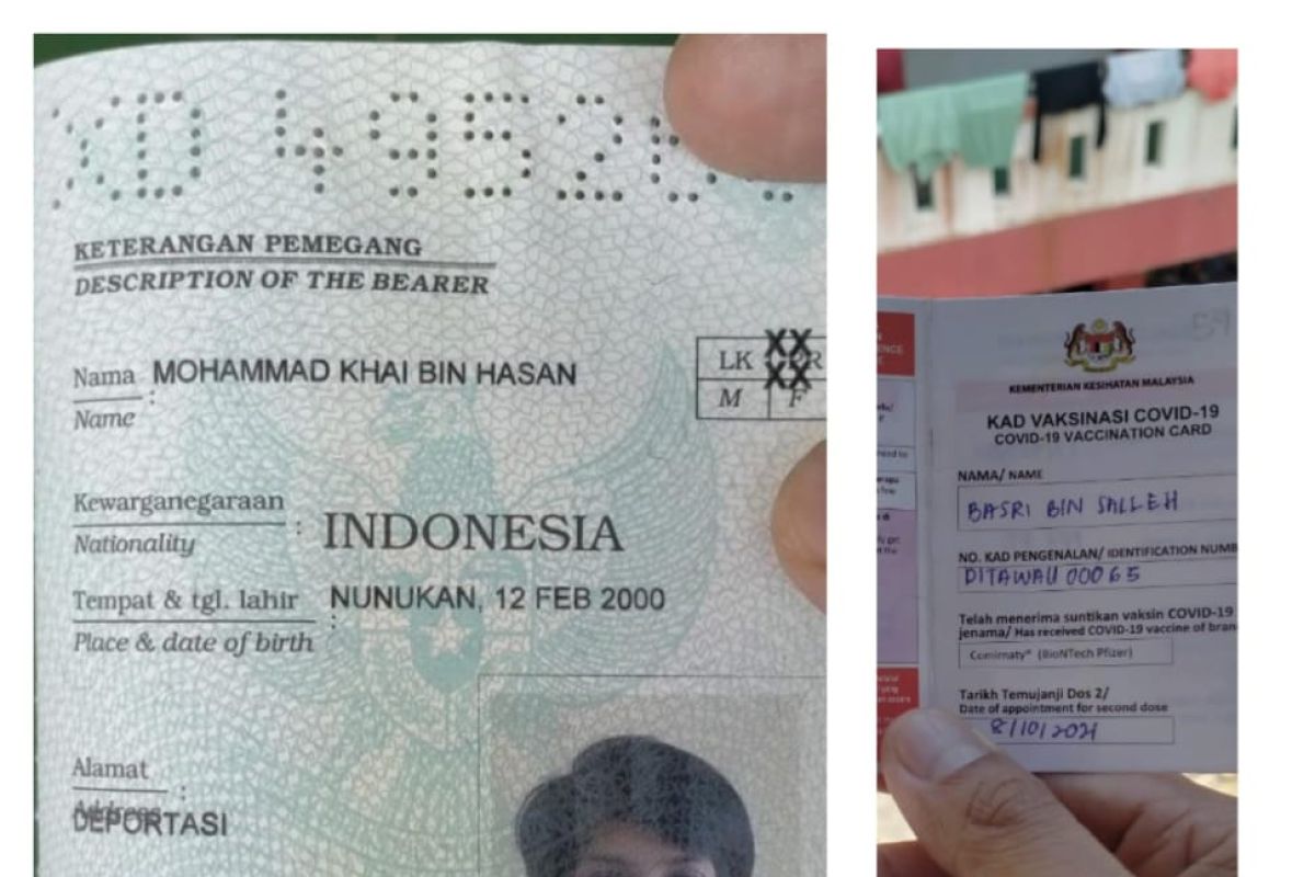 Lima deportan dari Malaysia ke Nunukan berkewarganegaraan Filipina