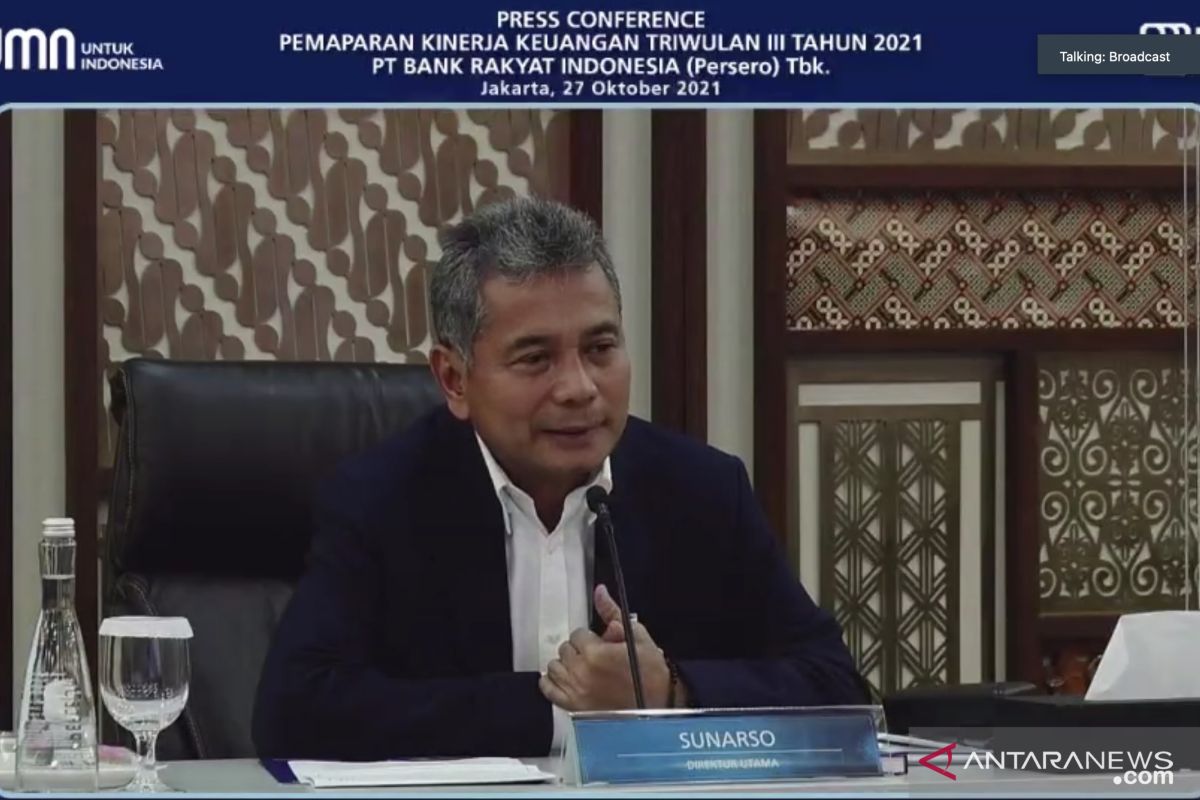 BRI bukukan laba bersih Rp19,07 triliun pada triwulan III 2021